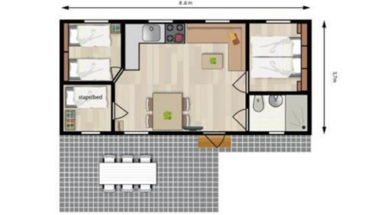 Mobil Home - camping Le Soustran Neuvic  Ruang foto